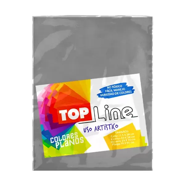 Fomi Top Line Liso Carta Gris Claro X 10