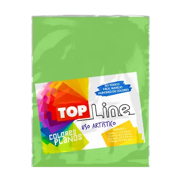 Fomi Top Line Liso Carta Verde Pistache X 10