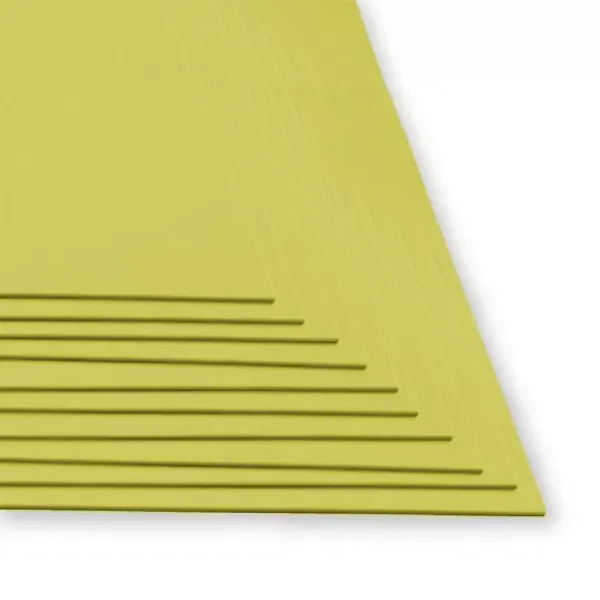 Fomi Top Line Liso Pliego Amarillo Canario X 10