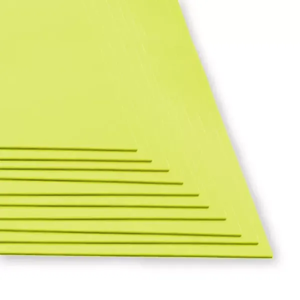 Fomi Top Line Liso Pliego Amarillo Mango X 10