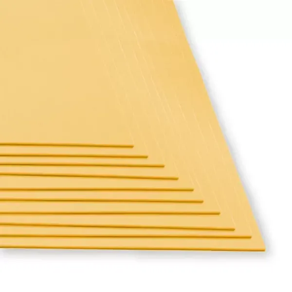 Fomi Top Line Liso Pliego Amarillo Oro X 10