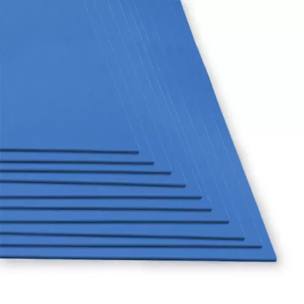 Fomi Top Line Liso Pliego Azul X 10