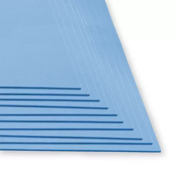 Fomi Top Line Liso Pliego Azul Cielo X 10