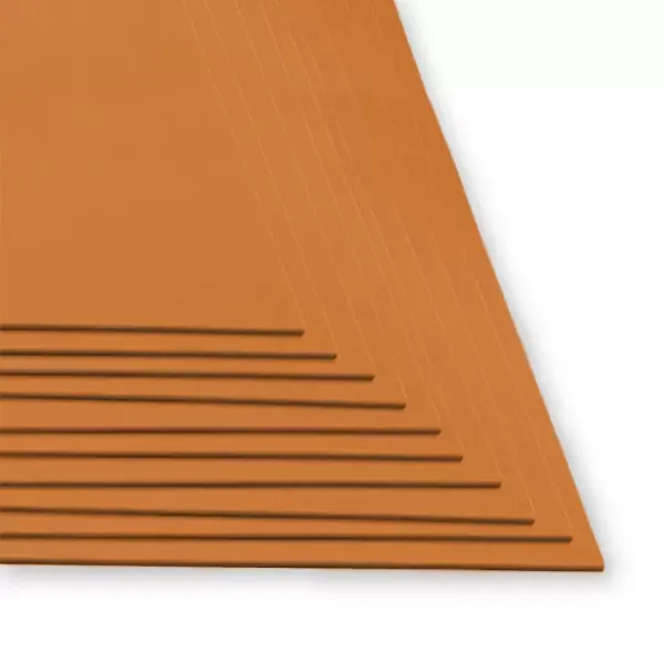 Fomi Top Line Liso Pliego Naranja X 10