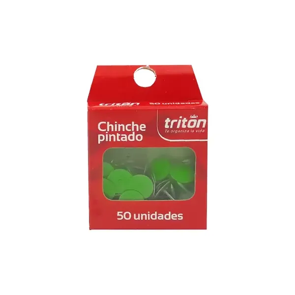 Chinche Triton Metálico Verde X 50