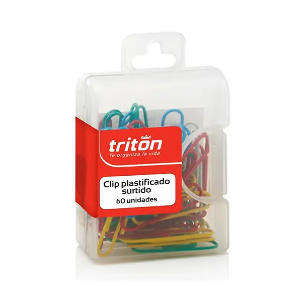 Clip Triton Plastificado X 60