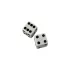 Juego de 2 dados blanco pequeño