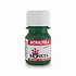 Pintura acrílica acriltela roseta verde hierba
